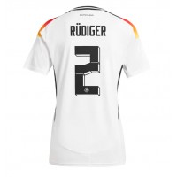 Camiseta Alemania Antonio Rudiger #2 Primera Equipación Eurocopa 2024 manga corta